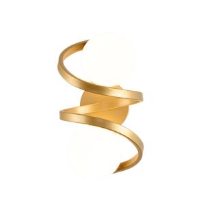 Lampa dormitor LuminiLux , Gold ,26*15 cm , Metal