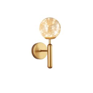 Lampa dormitor LuminiLux, Gold, 30*15 cm, Metal, LED