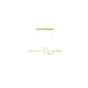Lustra living LuminiLux, Gold, 100 cm, Aluminiu