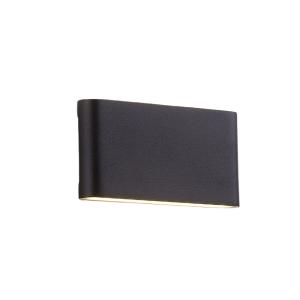 Aplica perete exterior LuminiLux ,Negru ,17,5*9 cm , Metal , LED