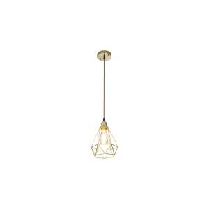 Lustra bucatarie LuminiLux ,Gold, 20 cm , Metal ,E27